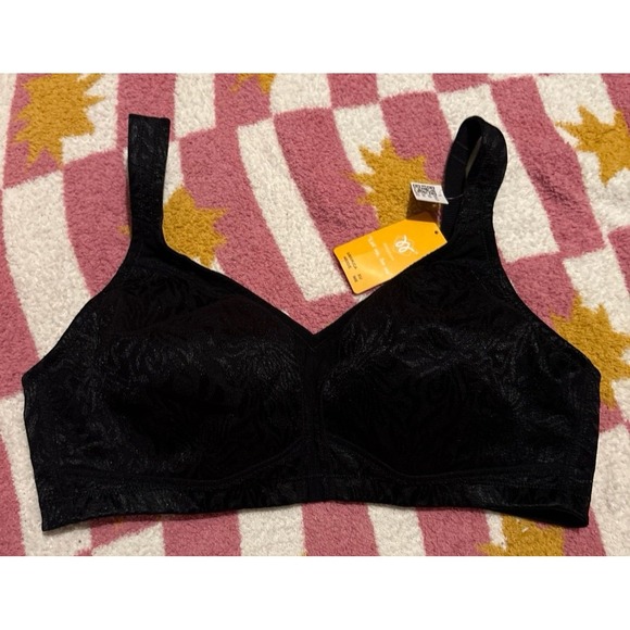Other - NEW Wingslove Black Unlined Wireless Full Figure Bra, Size 40DD/40E